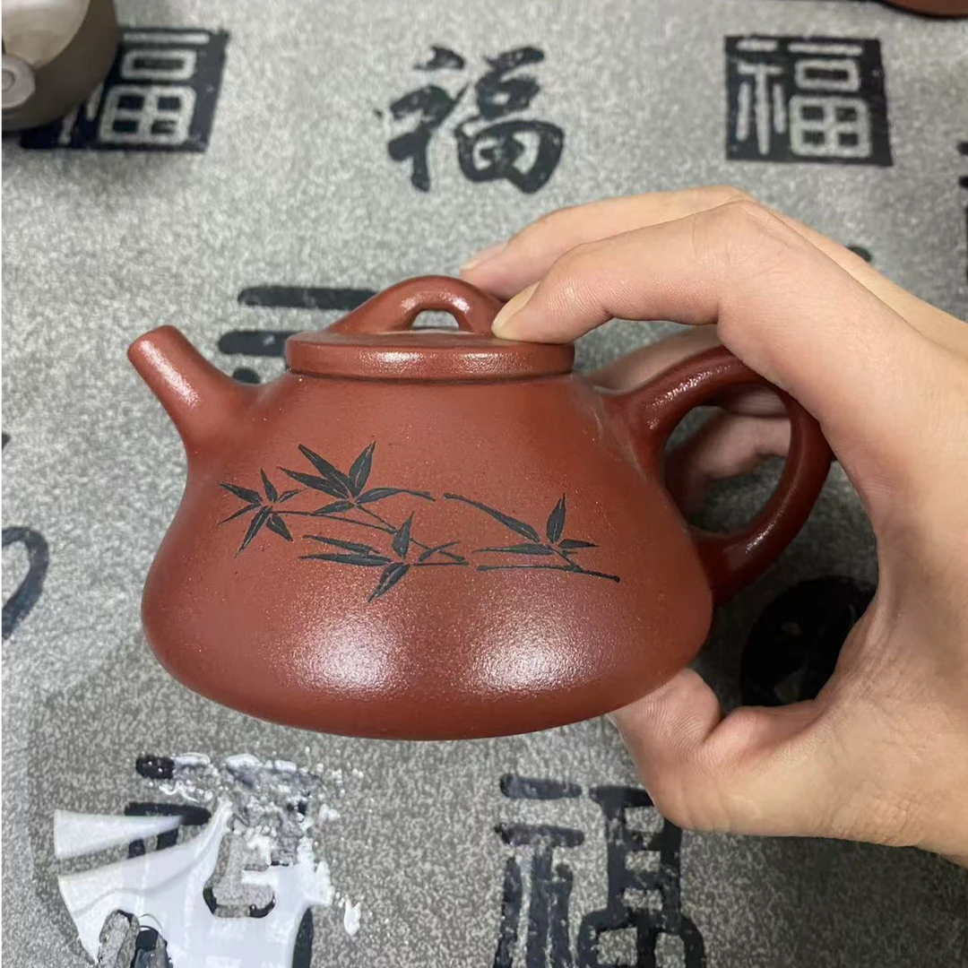 【闪购商品】朱泥紫砂茶壶可断水高货DP1122