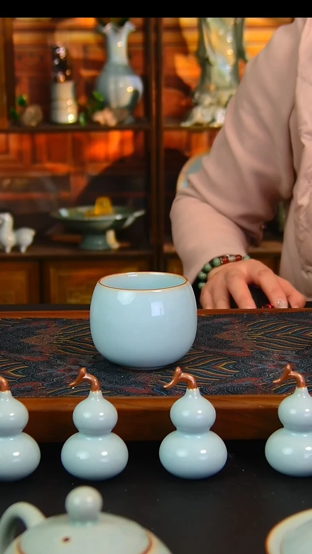 瓷片原矿汝瓷福利单杯