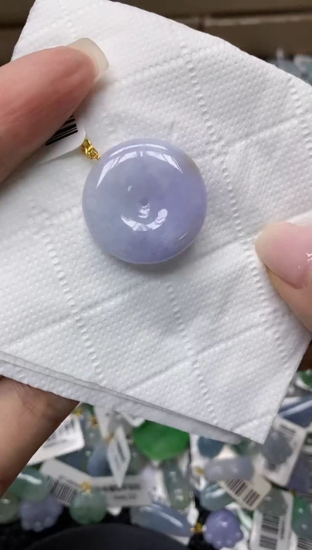 颈饰18K金镶嵌翡翠 11111111111