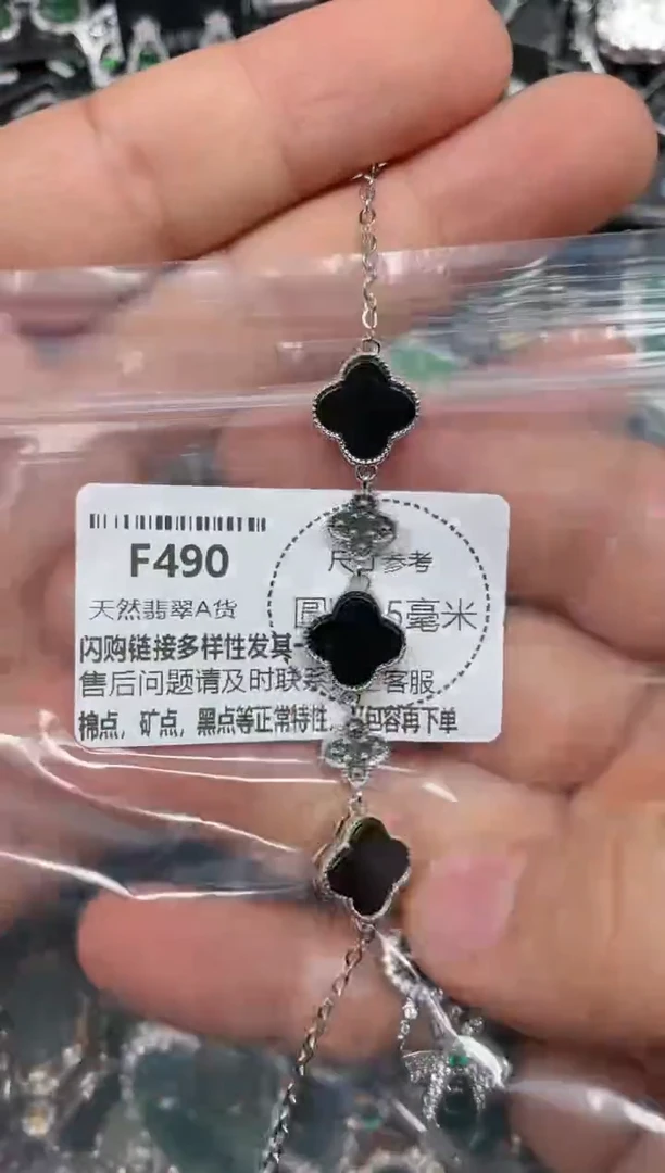 颈饰未镶嵌翡翠F490手链