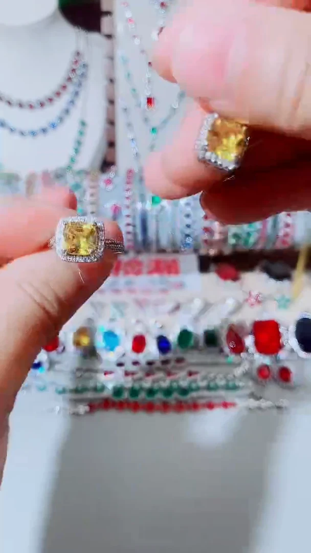 颈饰未镶嵌黄晶黄水晶181