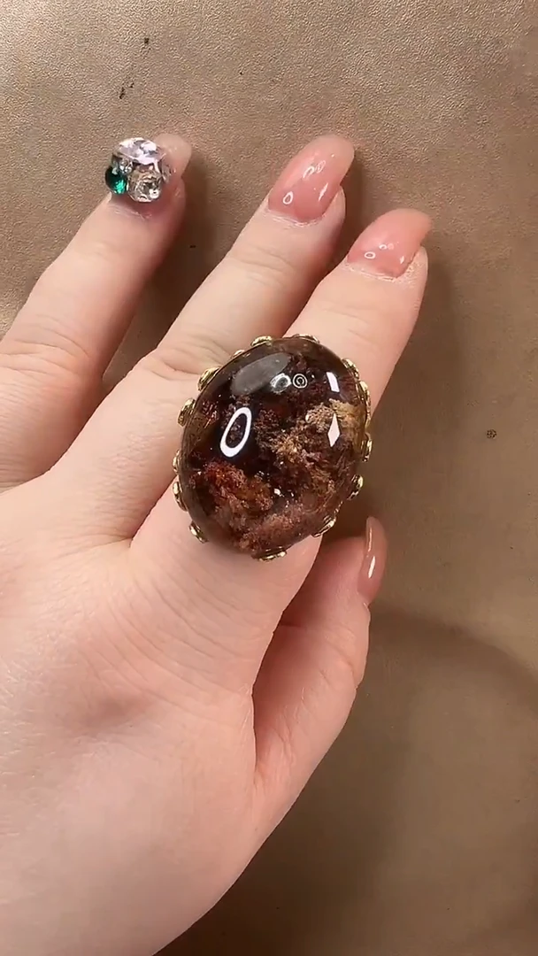 颈饰银S925镶嵌水晶戒指