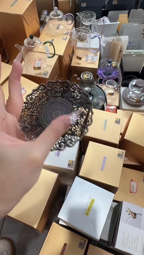 @@禾器铜合金莲花杯垫