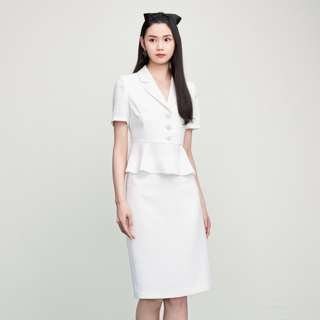 夏季法式半裙2025新款小香风气质显瘦套装半身裙MOGB09WSK200