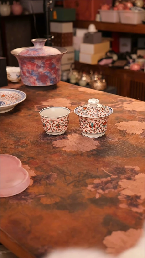 【闪购商品】陶瓷茶具（无礼盒无茶盘）@@A12097