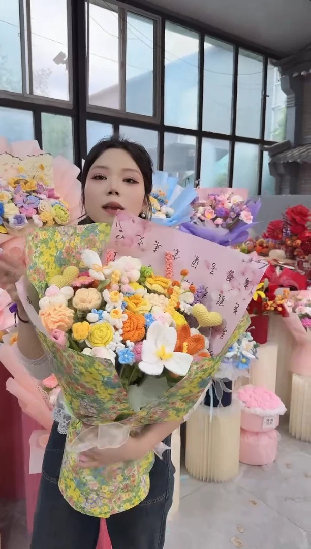 非遗手工定制花束，孤品清仓！！