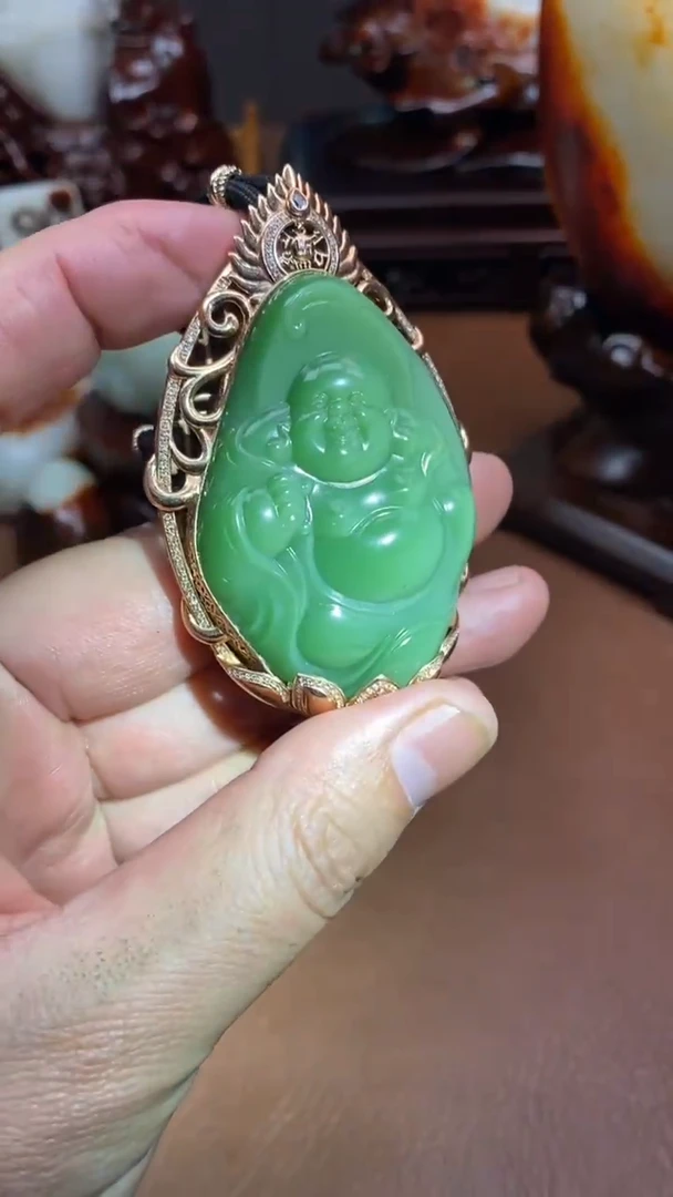 未镶嵌和田玉挂件英****.1