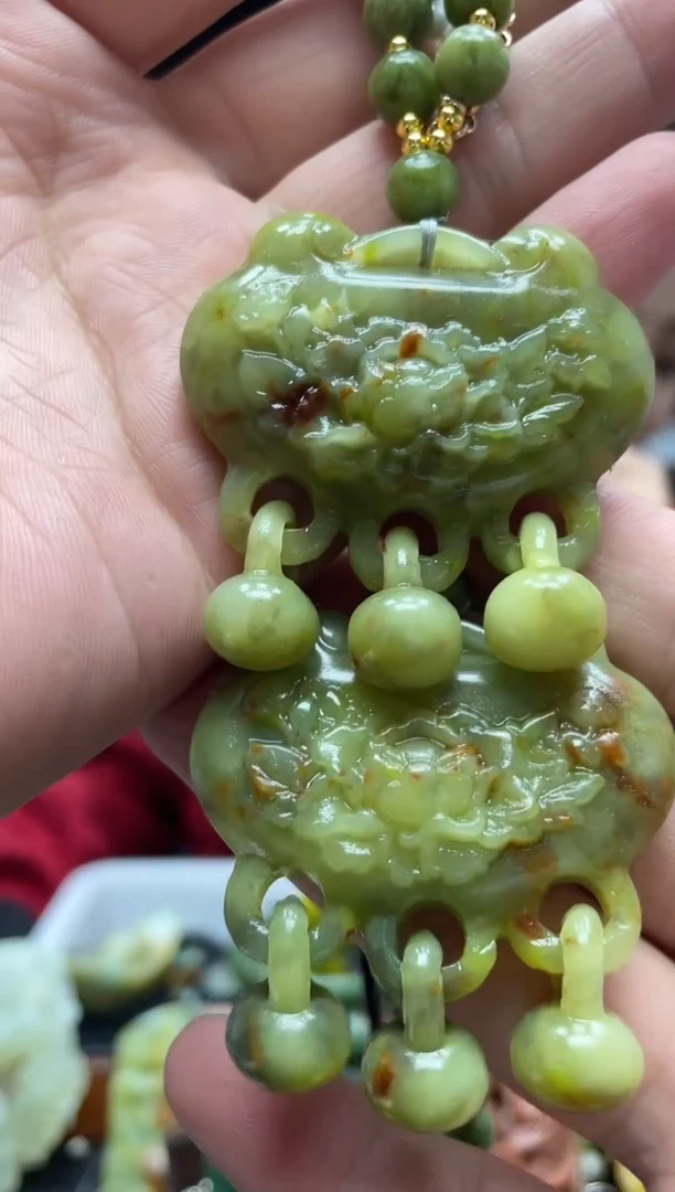 未镶嵌岫玉吊坠·多样性发货*拍一发一