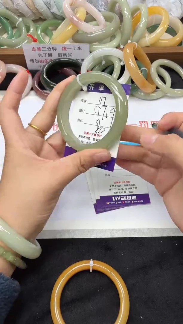 未镶嵌手镯石英质玉117