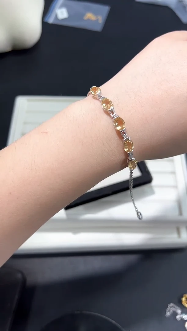 银S925镶嵌手链水晶19c多样性发其一【1条】