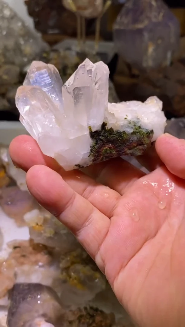 未镶嵌珠宝半成品水晶78号193g四川超七花园水晶