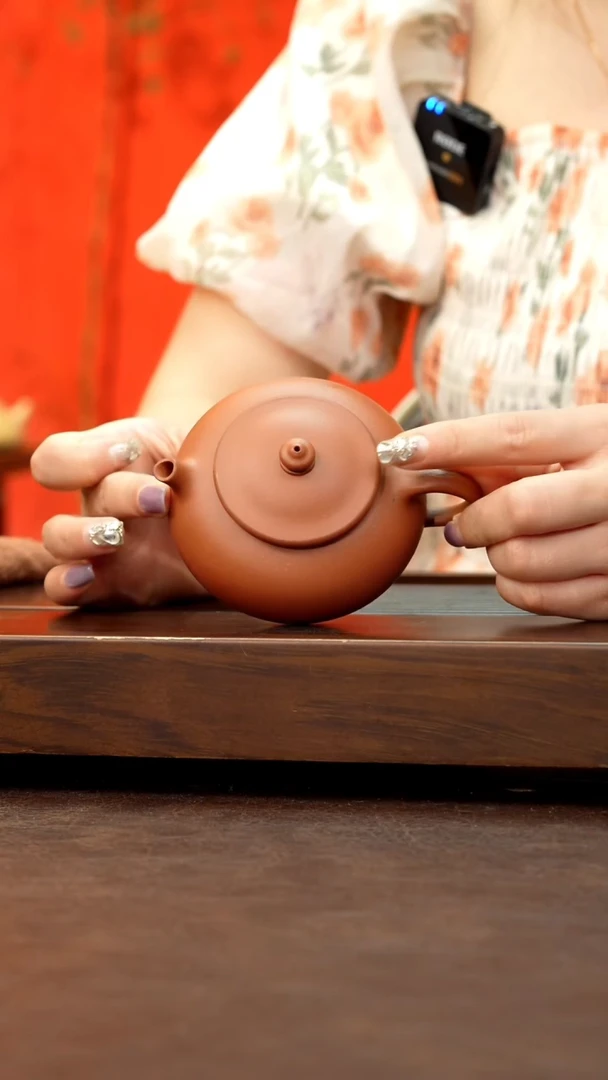 茶壶紫砂朱泥寒江150cc左右