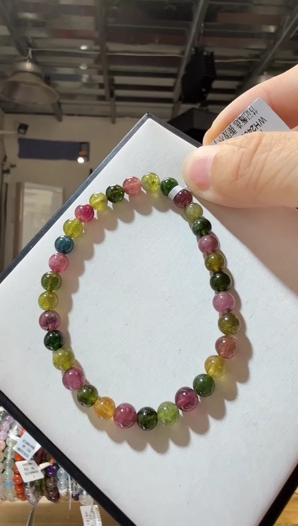 未镶嵌手链碧玺优6633 约5mm