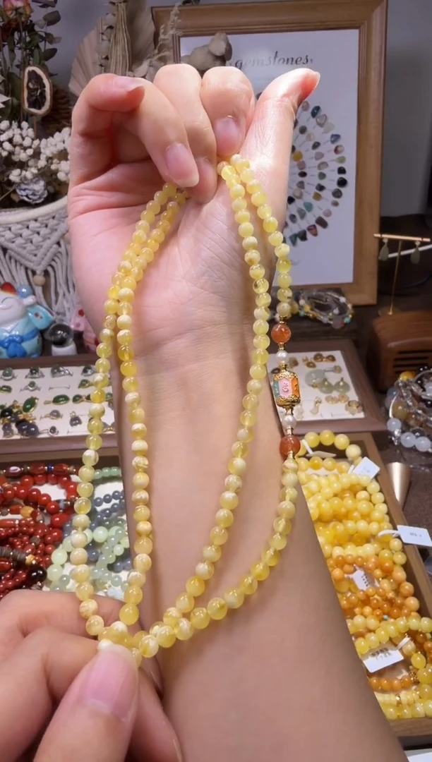 水晶摆件未镶嵌珠链