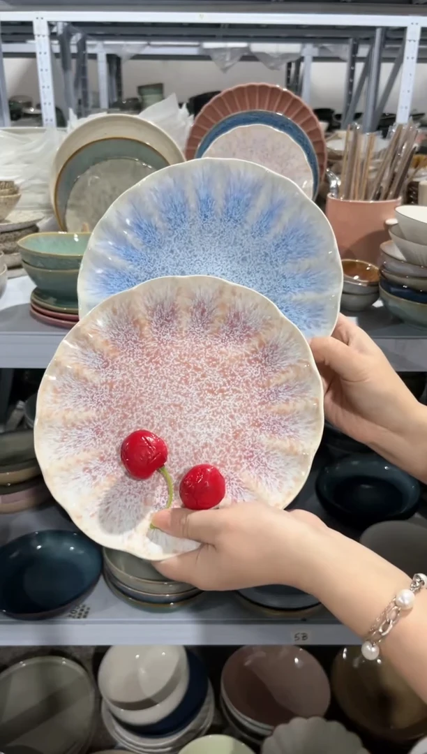 【闪购商品】瓷片外贸尾货瑕疵满20包邮X2 小盘组合