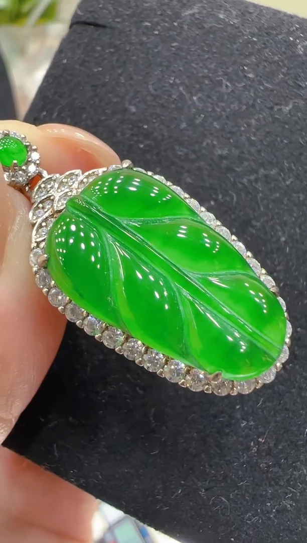 吊坠(不含链)银S925镶嵌翡翠多样性团购发一件