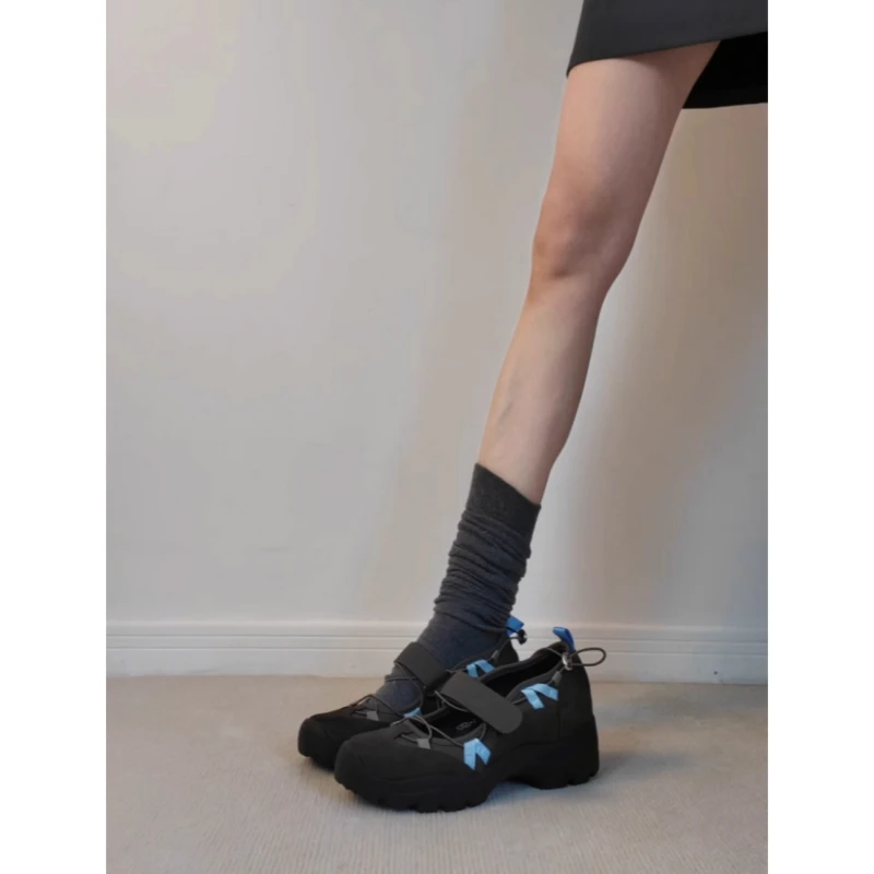 小众厚底芭蕾德训鞋女2025年新款内增高百搭时尚休闲玛丽珍单鞋女