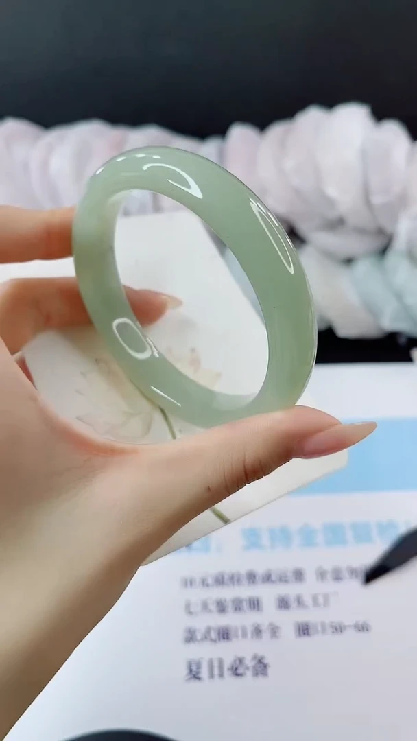未镶嵌手镯石英质玉多样性发货L218-63