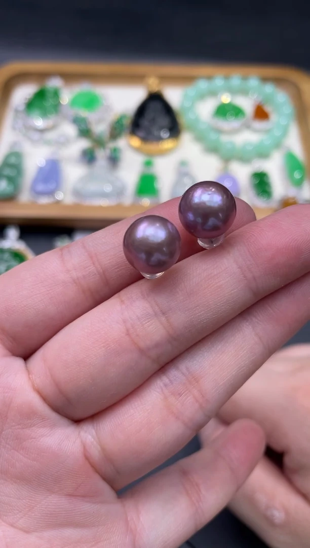 【闪购商品】淡水珍珠耳饰银S925镶嵌28........