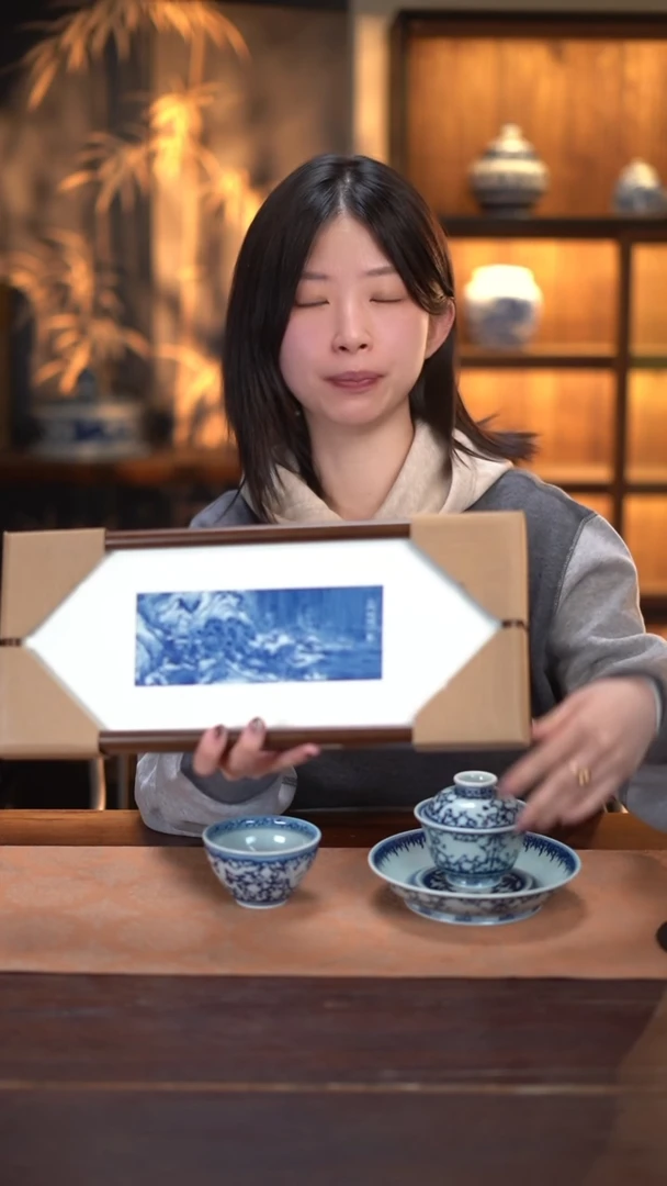 【闪购商品】与君赏瓷山水瓷板