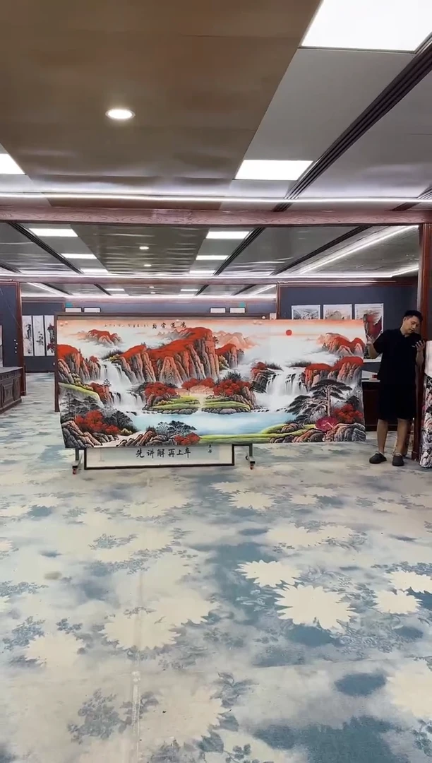 国画Z刘雪红-山水国画-大丈二