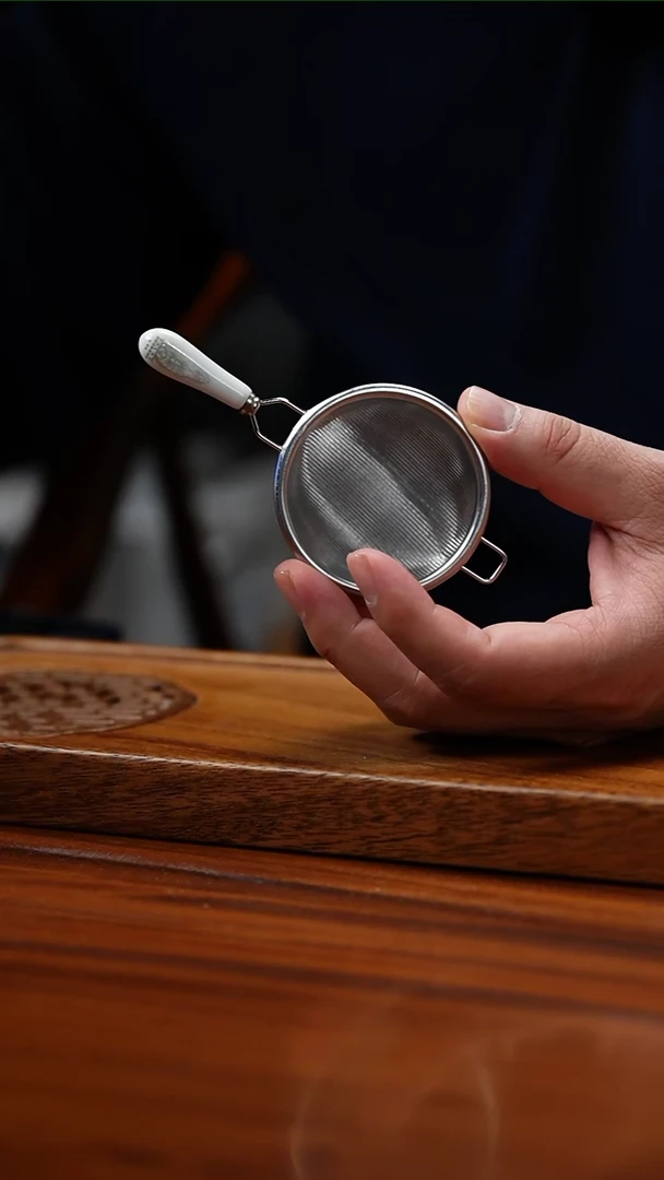 【闪购商品】不锈钢白把茶漏款