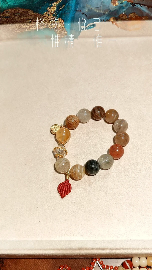 银S925镶嵌手链水晶四季幽灵手链