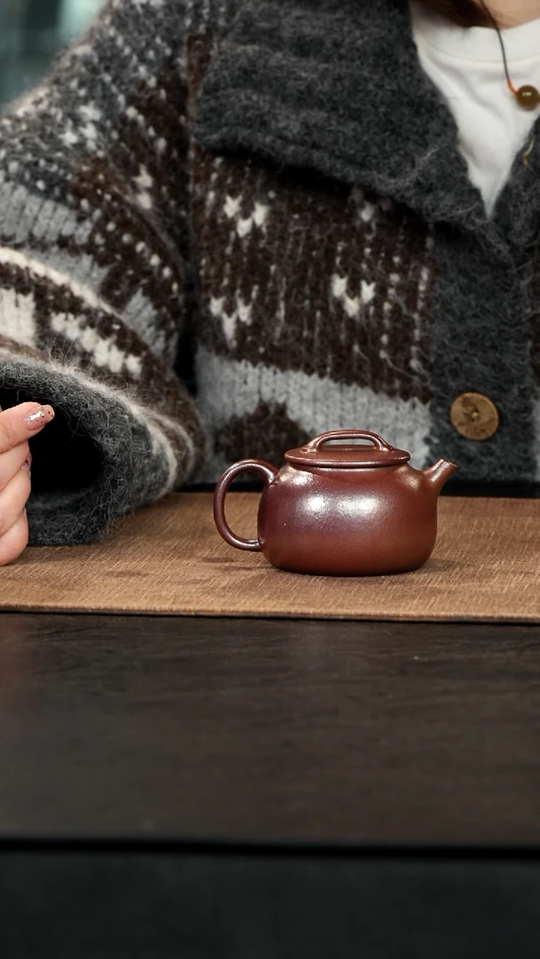 茶壶紫砂^****^柴烧底槽清文人井栏150cc