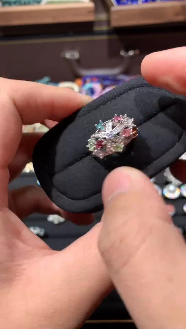 未镶嵌戒指碧玺P113【多样性发其一】