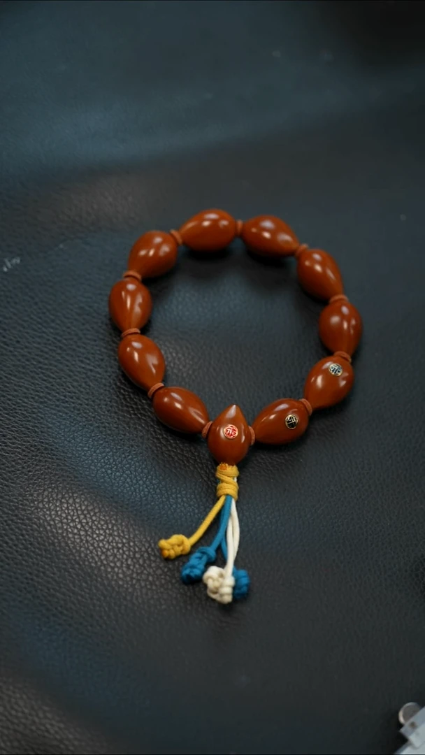 手串/手链橄榄核沐光--1.5精抛老油核三标款