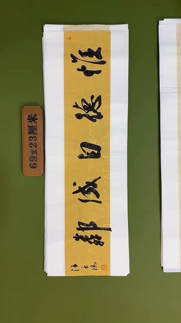 书法书法 张若鸿 尺寸69cm*23cm