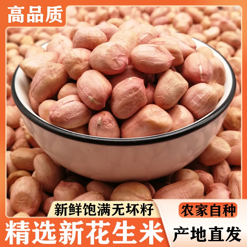 【2025年新上市】新鲜花生米5斤3斤生花生河南大白沙当季生鲜农产品