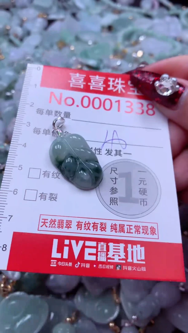 颈饰未镶嵌翡翠1338