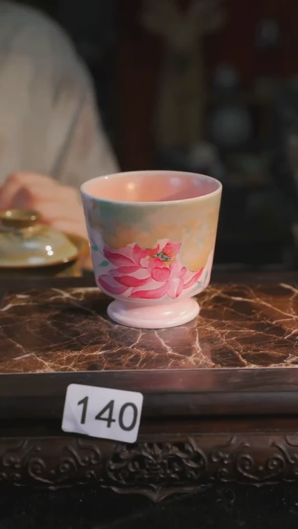 杯子等烟雨陶瓷手作主人杯140