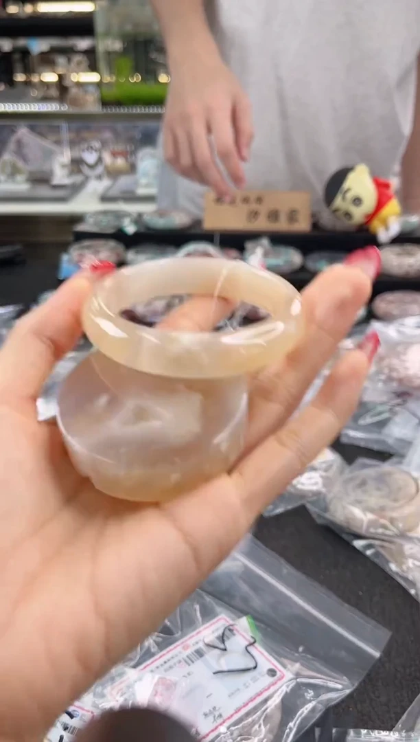 未镶嵌手镯石英质玉57圈口 （赠品镯心）346249