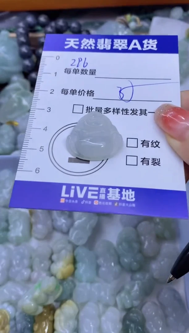 颈饰未镶嵌翡翠天然翡翠A货批量多样性发一件