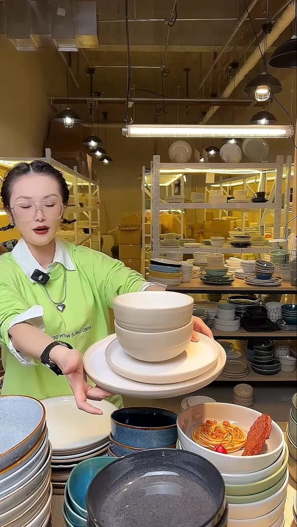 瓷148外贸尾货窑变釉下彩默认微瑕