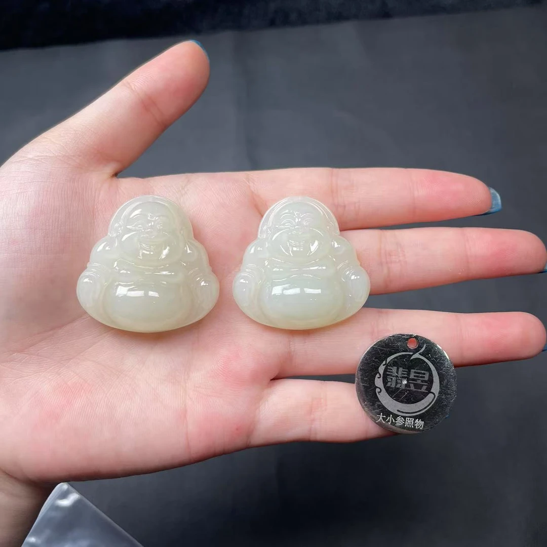 翡昱-N3-38729-624-和田玉吊坠绑绳-多样性发其一-D