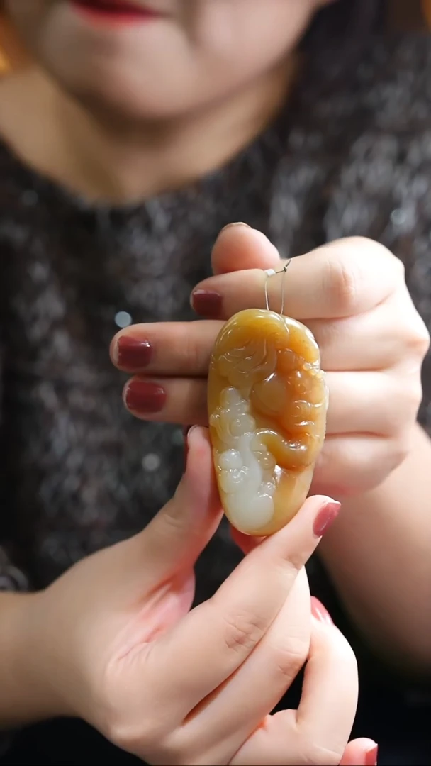 吊坠(不含链)未镶嵌和田玉JJD1216060多样性发一