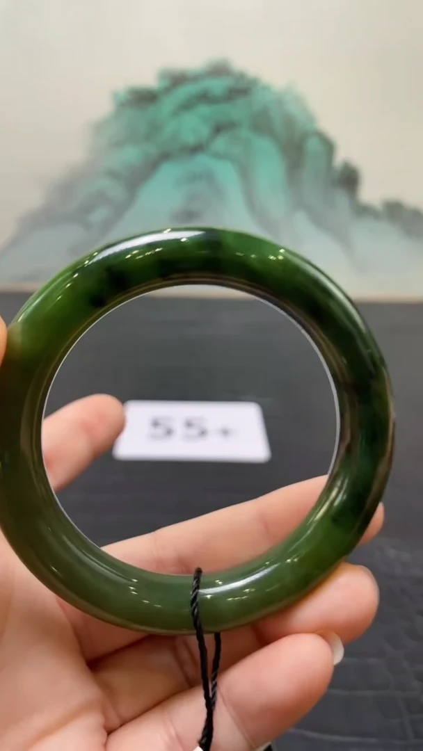 未镶嵌手镯和田玉（碧玉）C*55+