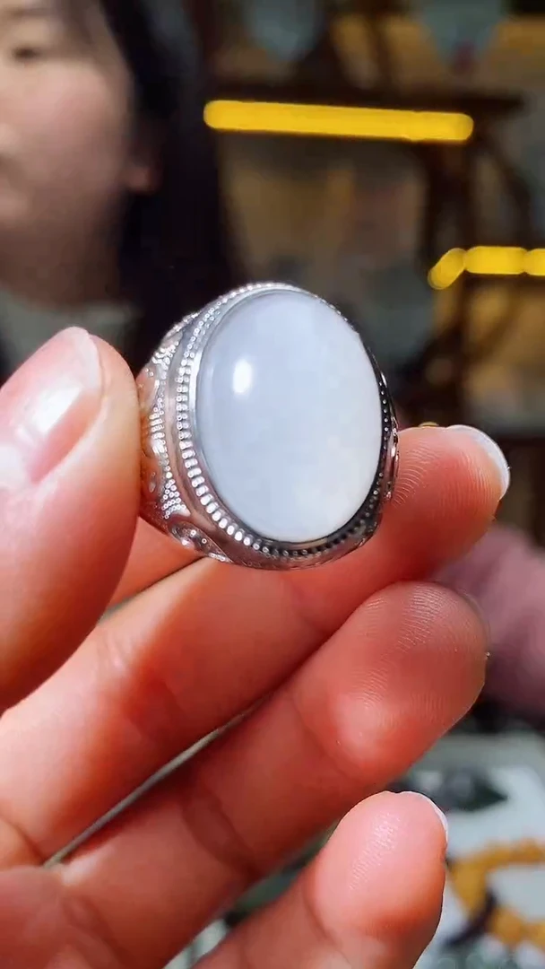 【闪购商品】和田玉戒指未镶嵌1