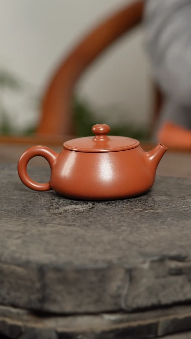 壶出水如油小石瓢 原矿泥料全手工精品坭兴陶茶器