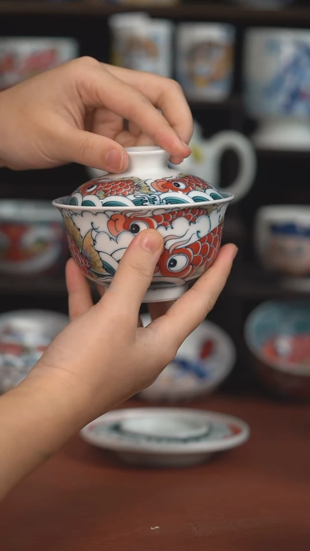 老师作品池鱼大三才盖碗内龙鱼（宠粉福利 ）