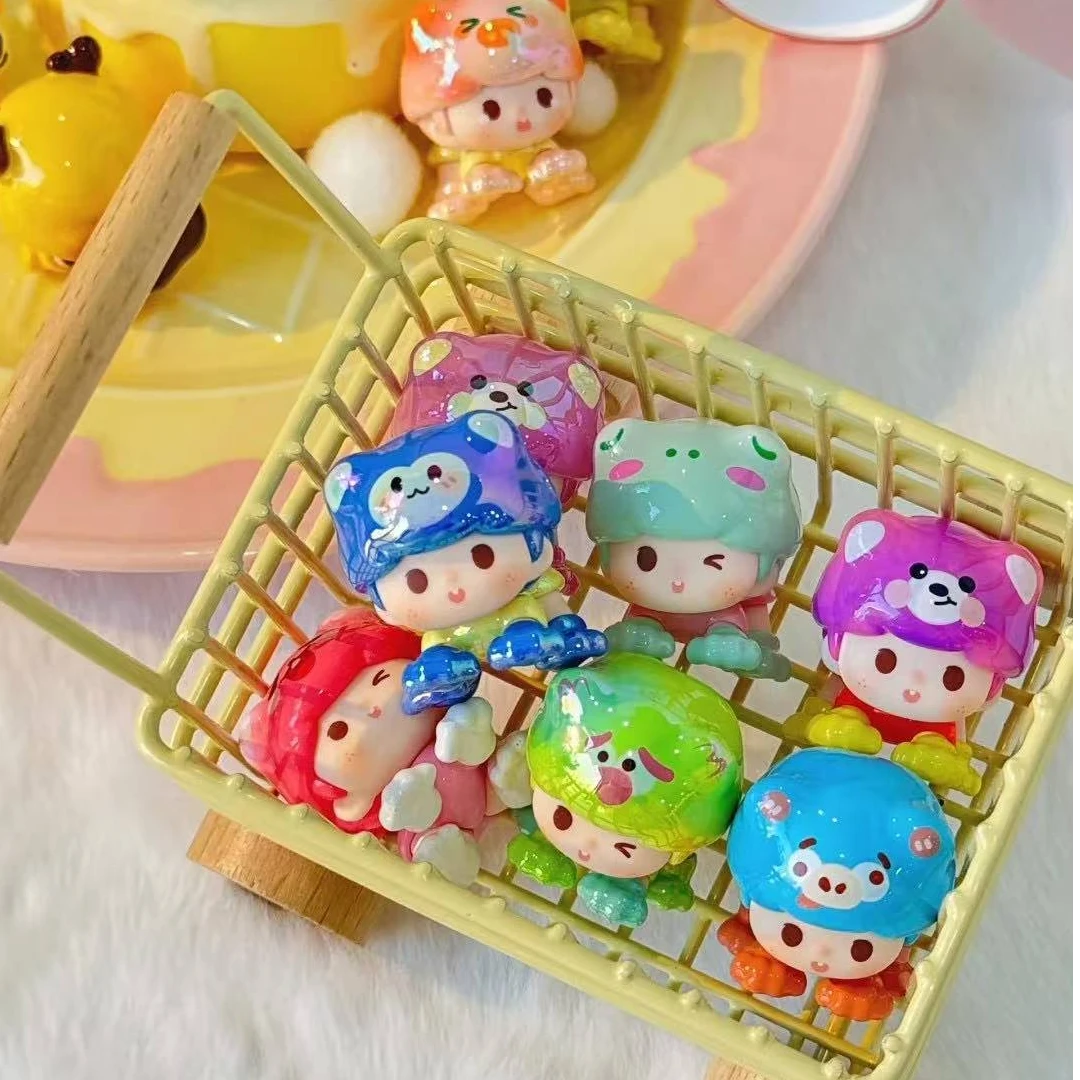 【拆盒】yoyo森林棋趣萌粒盲盒公仔摆件