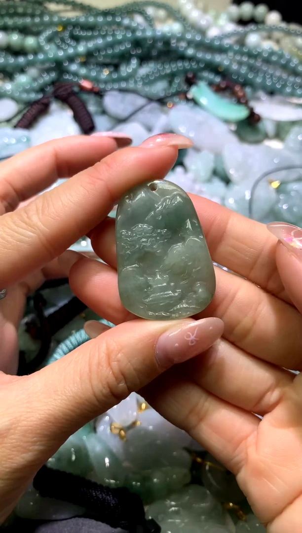 吊坠(不含链)未镶嵌翡翠1