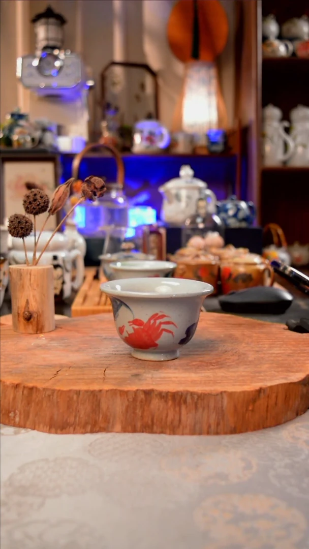 摆件螃蟹手工手绘手工手绘