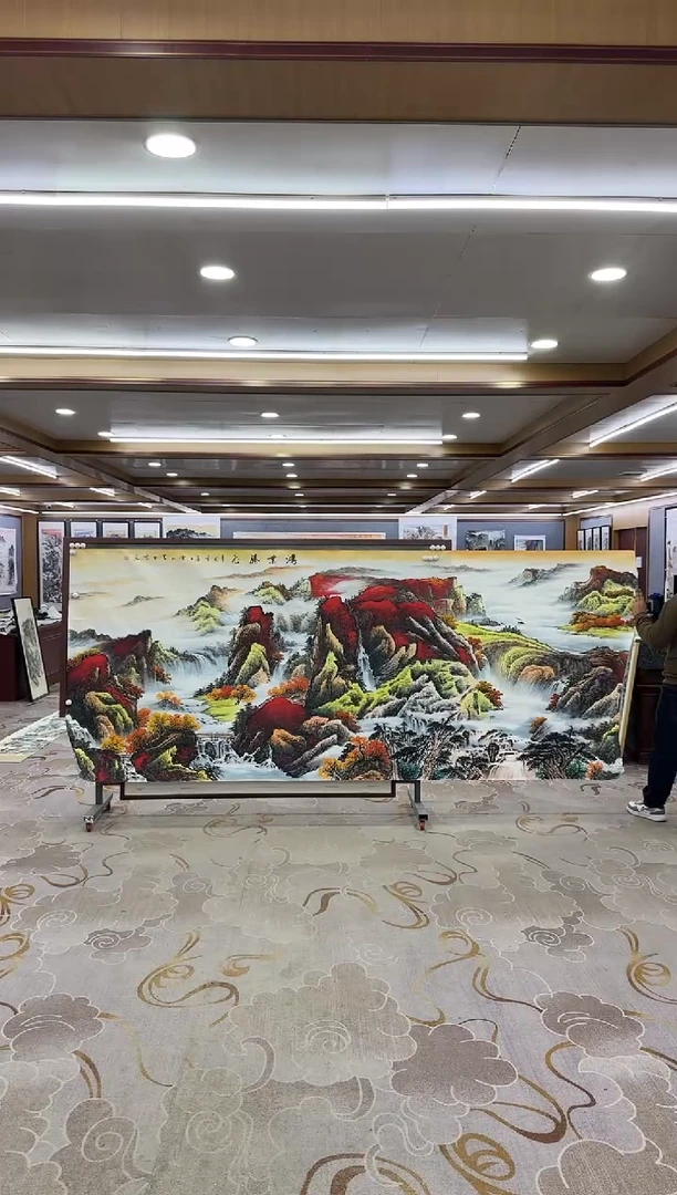 【闪购商品】绘画1刘雪红-大丈二-山水国画