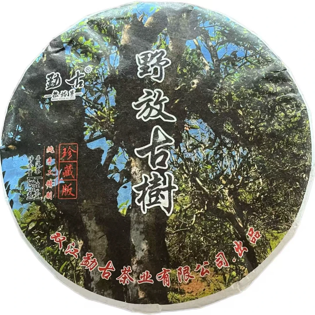 （花）2024年头春野放古树普洱生茶饼357g
