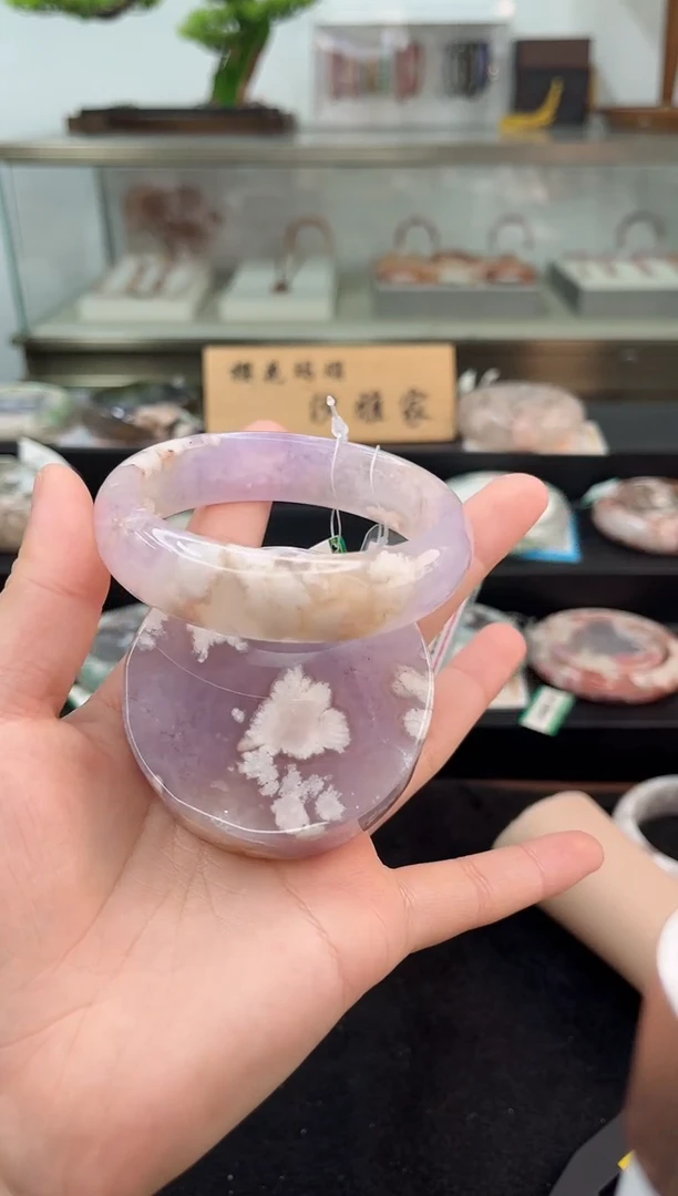 未镶嵌手镯石英质玉61圈口（赠品镯心）2s90