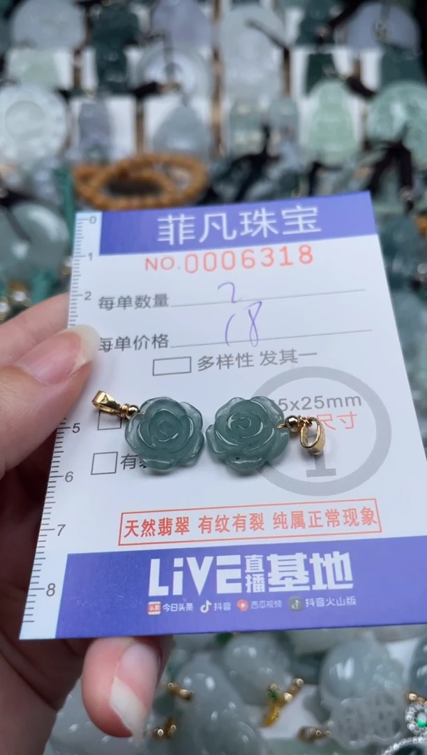 翡翠未镶嵌颈饰00..6318